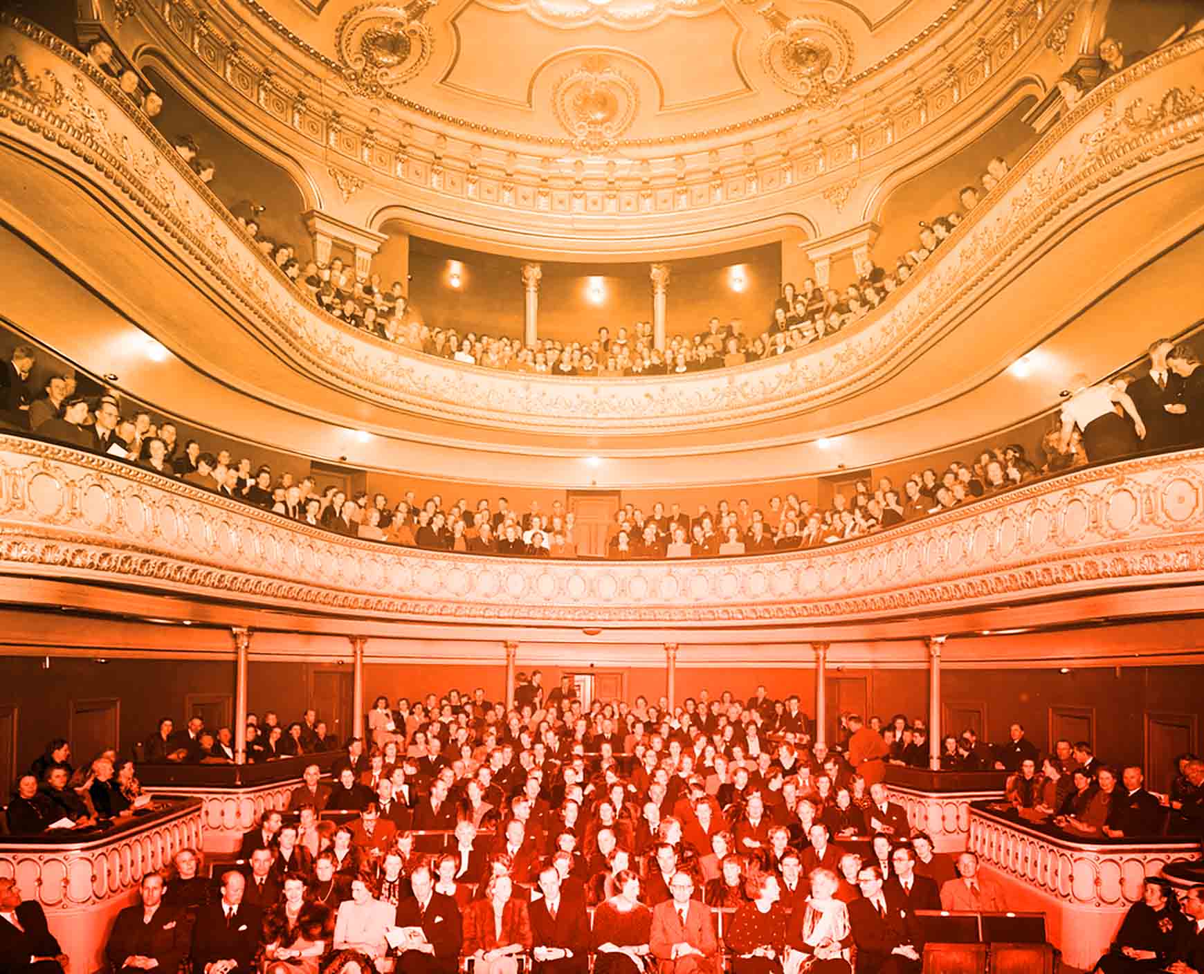 Gävle Teaters salong ca 1920