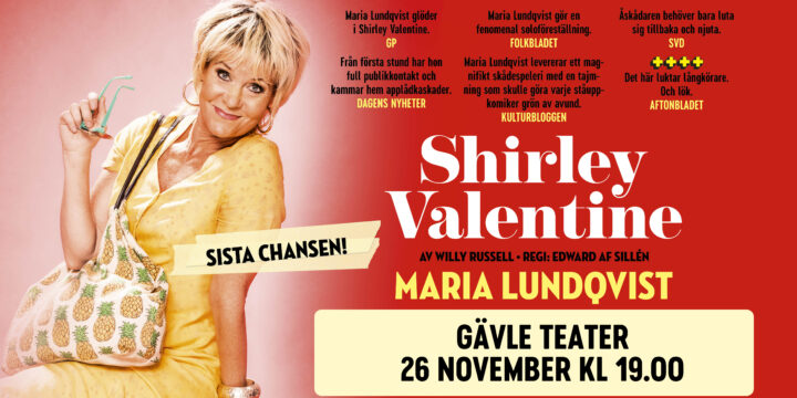 Shirley Valentine – Maria Lundqvist
